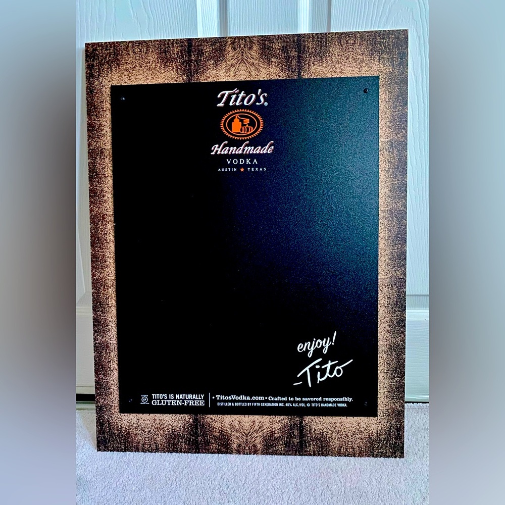 Tito’s Handmade Vodka Wall Chalkboard